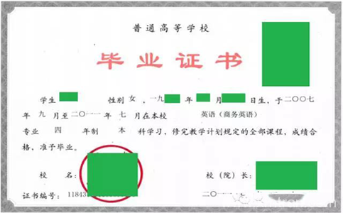 出國留學材料準備之兩證翻譯模板-畢業證翻譯-學位證翻譯-證件翻譯